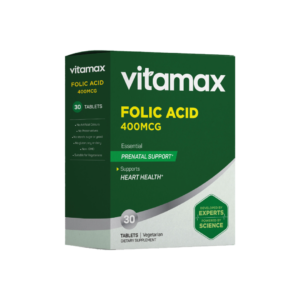 Vitamax Folic Acid 400MCG 30 Tablets