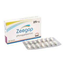 ZEEGAP 25MG CAP 28S