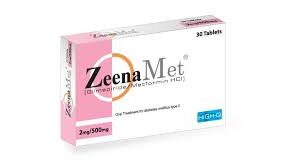 ZEENAMET 2MG/500MG TAB 30s