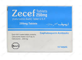Zecef Tab 250 Mg 14's
