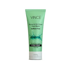 Vince Acne & Oil Clear Face Wash 75ml