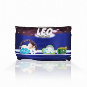 Leo Baby Diapers Regular Pack New Born Size 1 34 Pieces