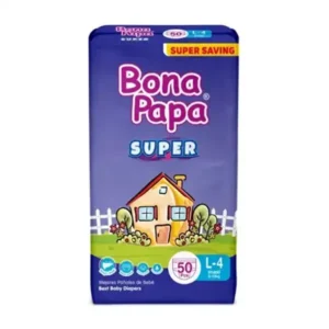 Bona Papa Baby Diapers Super Maxi Large Size 4 50Pcs