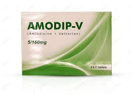 AMODIP V 5/160MG TAB 14S