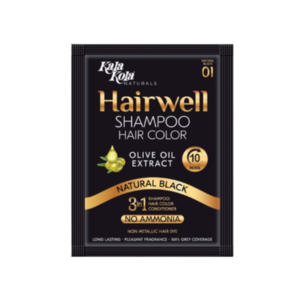 Kalakola Hairwell Shampoo Hair Color 30ml Natural Black