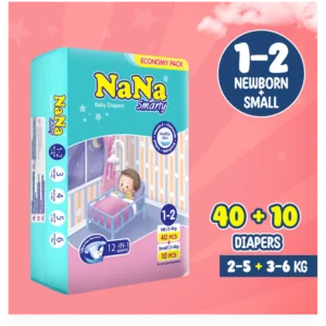 Nana Smarty Baby Diapers New Born Size 1 50 Pcs