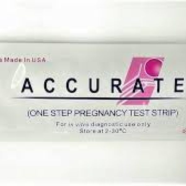 ACCURATE PREGNANCY STRIP