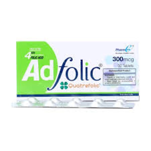 AD FOLIC 300mcg TAB 30's