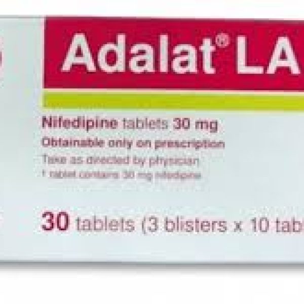 Adalat La Tab 30 Mg 2x10's