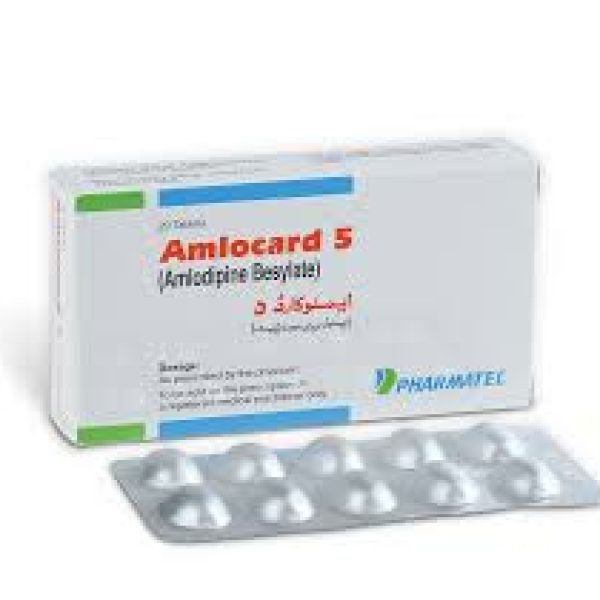Amlocard 5 Mg Tab 20s