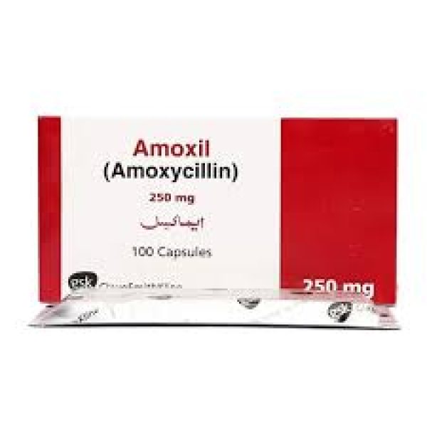 Amoxil 250mg Cap 100 s