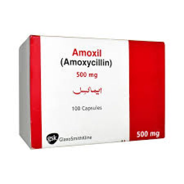 Amoxil 500Mg Cap 100 s