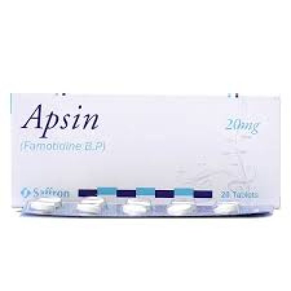 Apsin Tab 20 Mg 2x10's