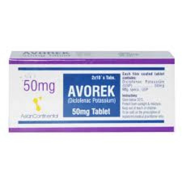 Avorek 50mg Tab 2-10s