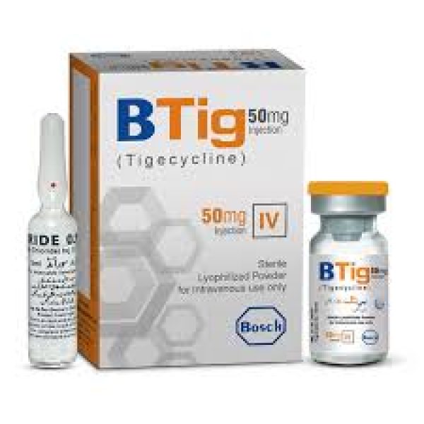 B Tig 500mg iv inj 1s