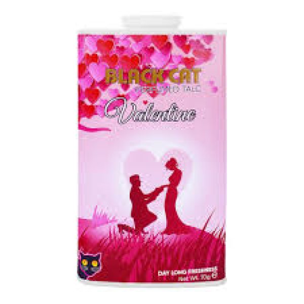 BLACK CAT VALENTINE TALC POWDER