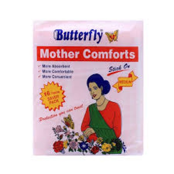 BUTTERFLY MOTHER COMFORT MEDIUM 16's