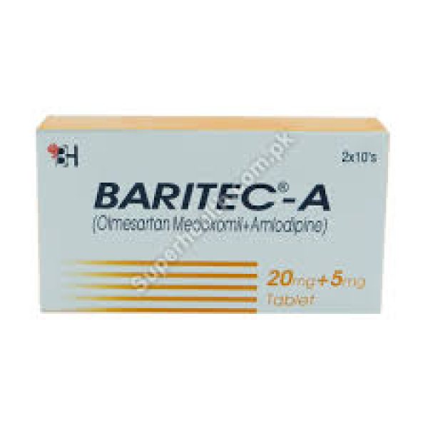 Baritec-A 20-5MG Tab 20s