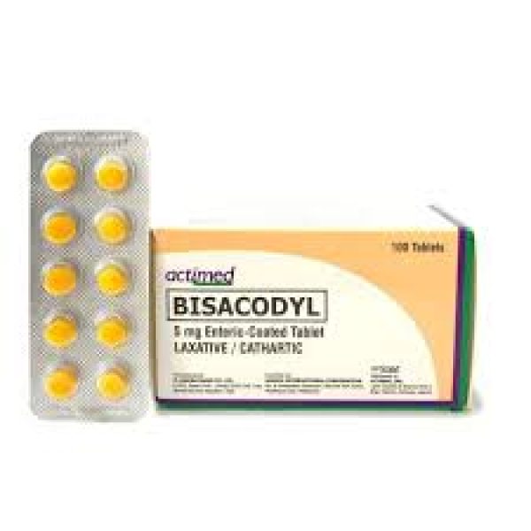 Bisacodyl 5mg Tab 100 S
