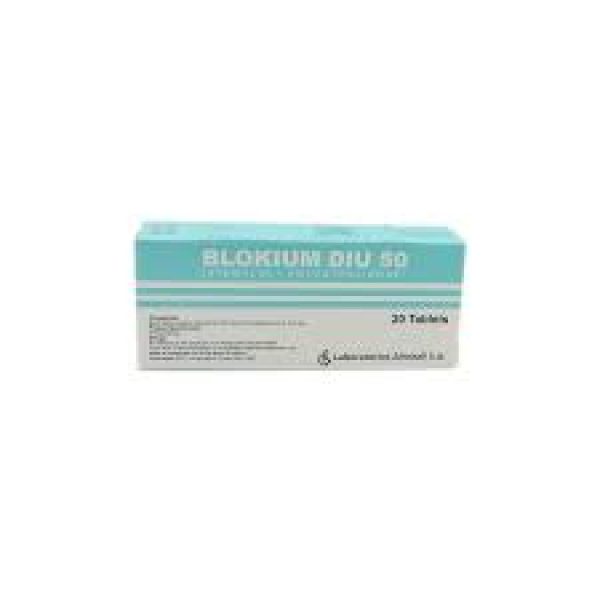 Blokium Diu Tab 50 Mg 20's