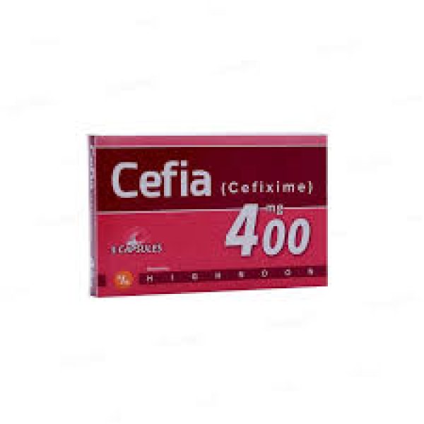 CEFIA 400MG CAP 5S