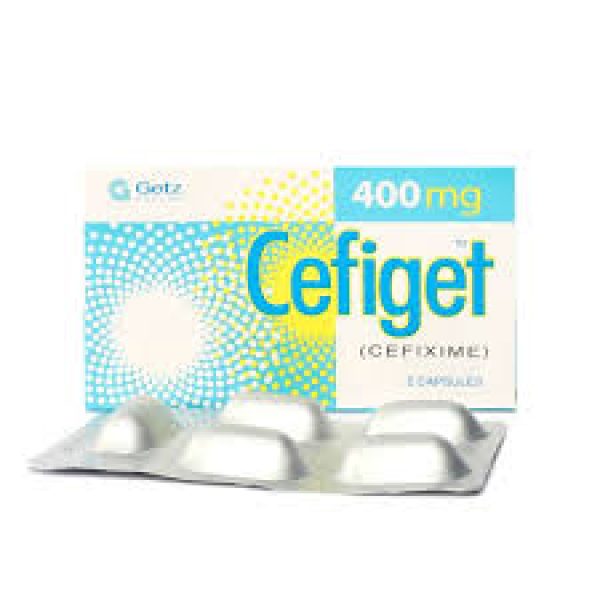 CEFIGET 400MG CAP 5s