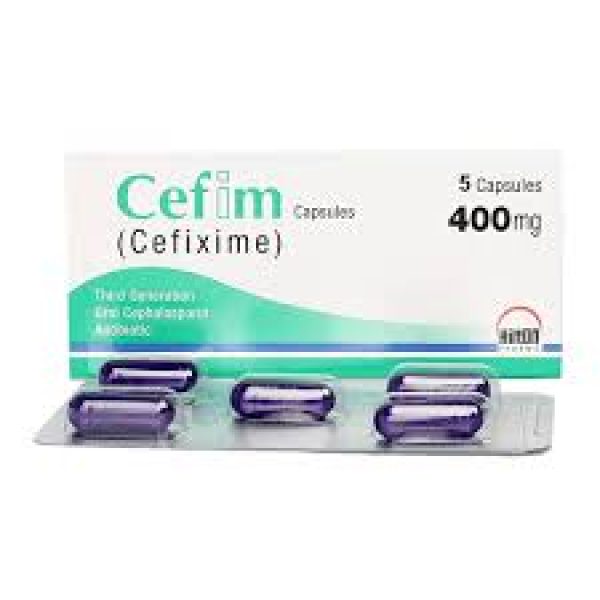 CEFIM 400MG CAP 5s