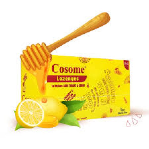 COSOME LOZENGES HONEY N LEMON 40S