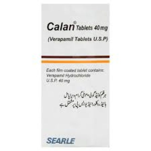 Calan 40Mg Tab 50 s