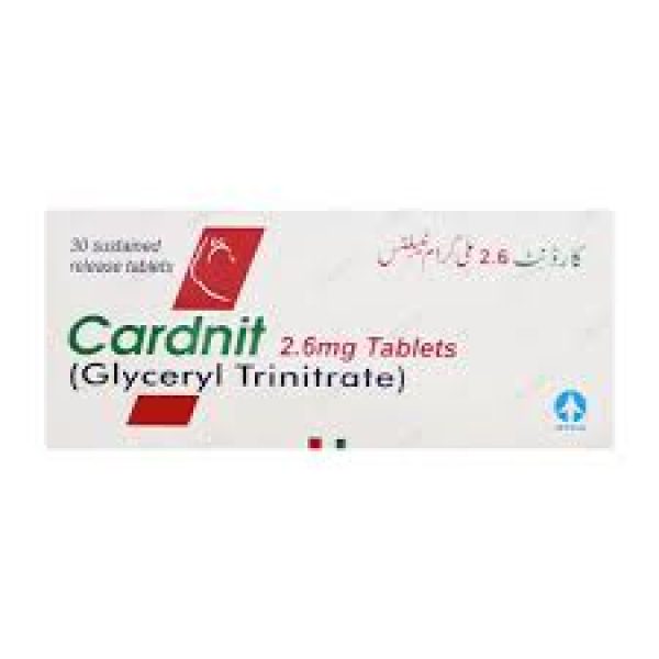Cardnit Tab 2.6 Mg 30's