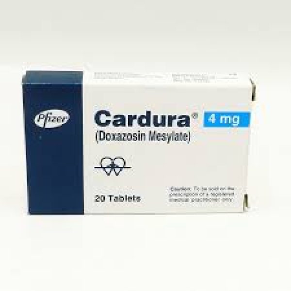 Cardura Tab 4 Mg 2x10's