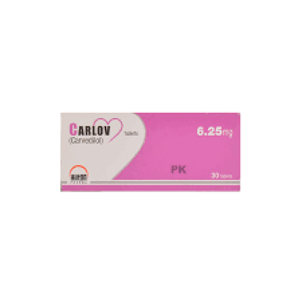 Carlov 6.25Mg Tab 30 s