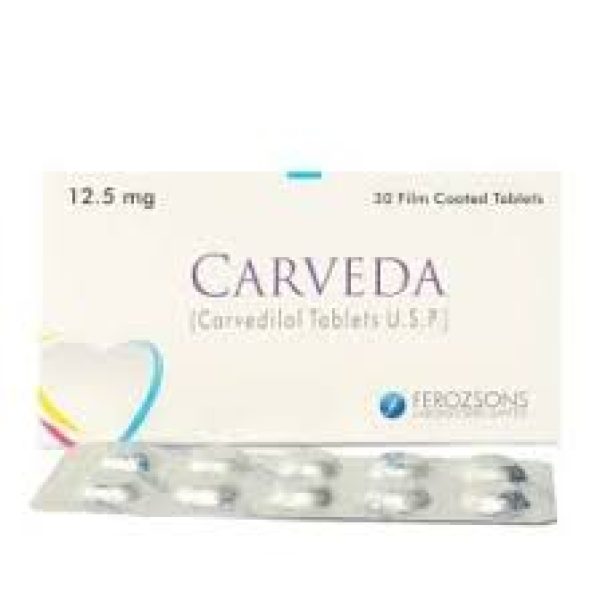 Carveda Tab 12.5 Mg 30's