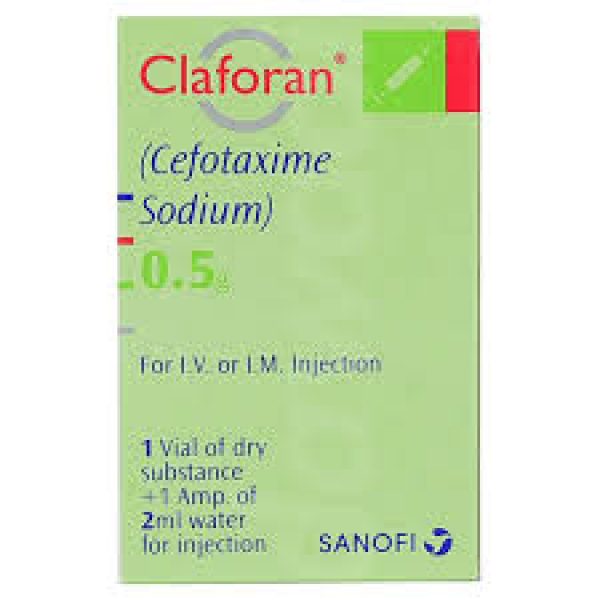 Claforan Inj 0.5g 1 Vial