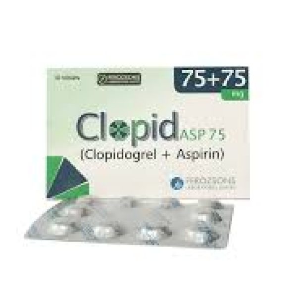 Clopid Asp Tab 75-75 Mg 10s