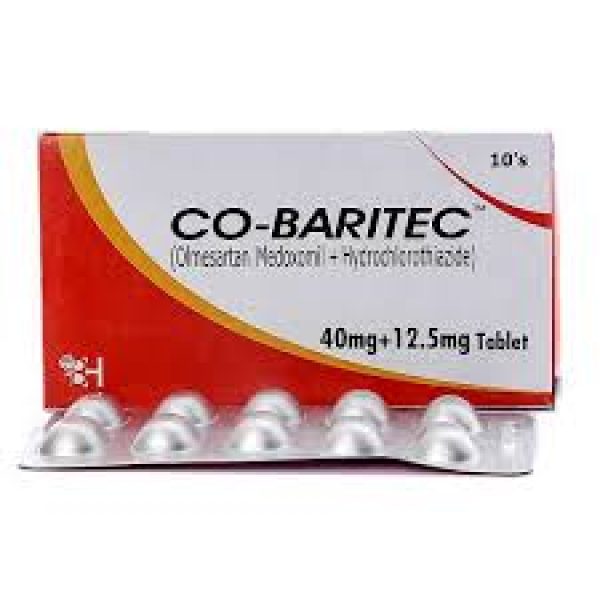 Co-Baritec 40mg+12.5mg Tab