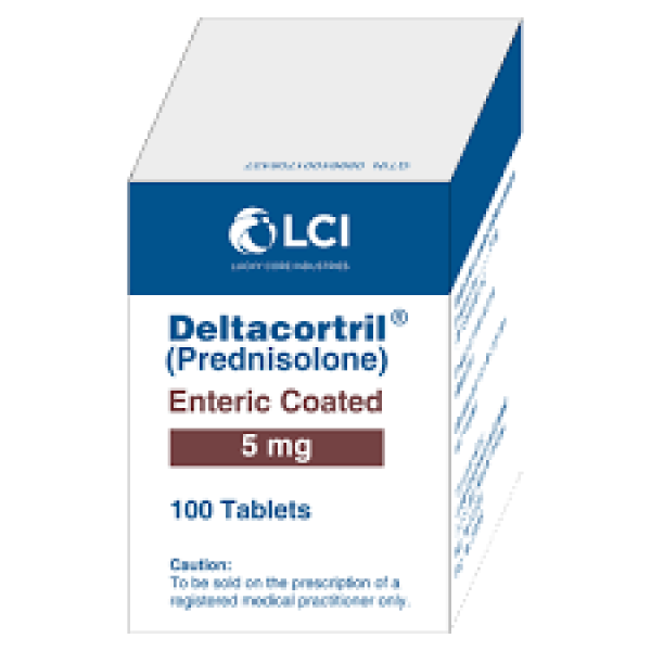 DELTACORTRIL EC 5MG TAB