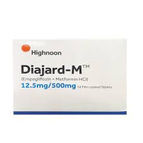 DIAJARD-M 12.5-500 TAB 14's