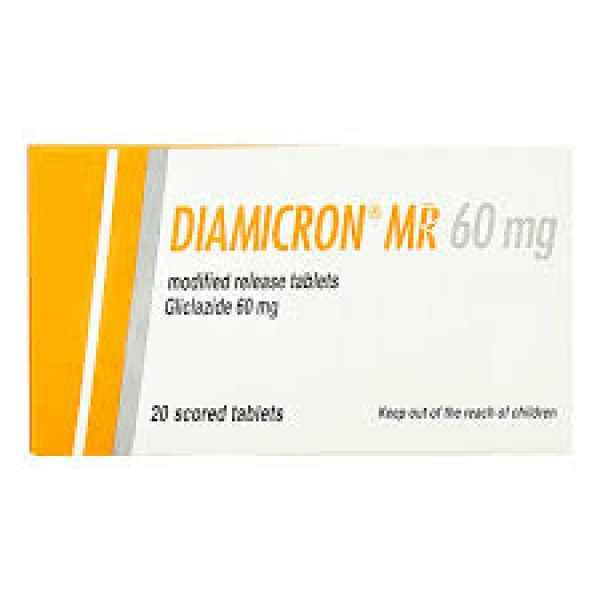 Diamicron Mr Tab 60 Mg 2x10's