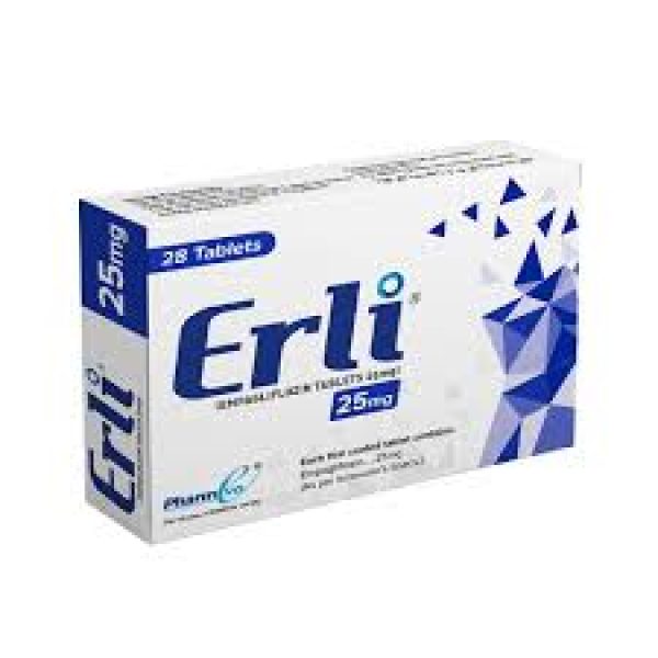 Erli 25mg Tab 14s