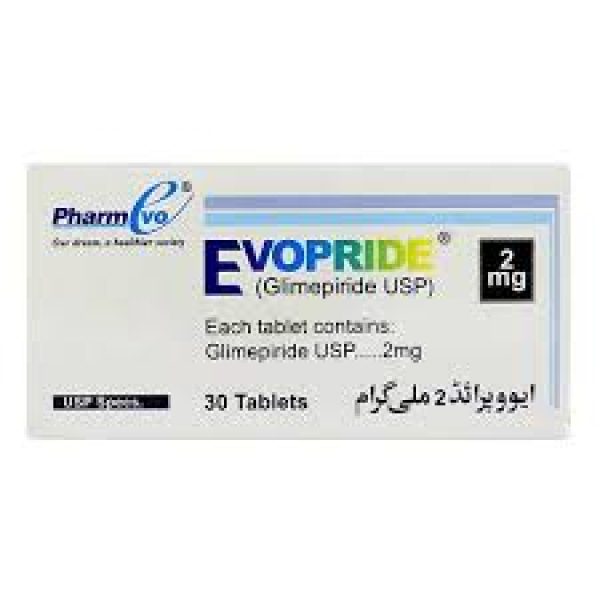 Evopride Tab 2 Mg 2x10's