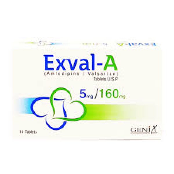 Exval-A 5mg-160mg Tab 14s