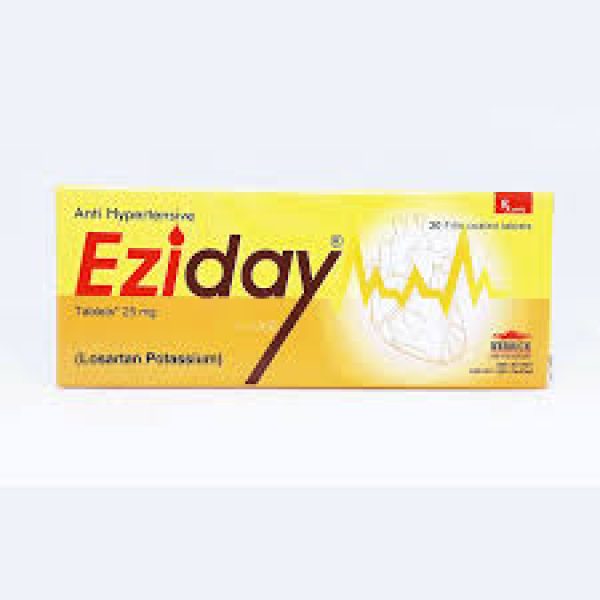 Eziday Tab 25 Mg 20's