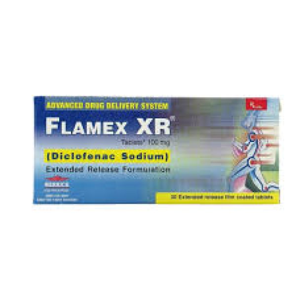 Flamex Tab Xr 100 Mg 3x10's