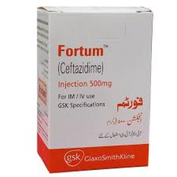 Fortum Inj 500 Mg 1 Vial