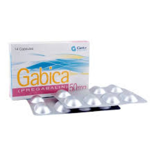 GABICA 50MG CAP 14