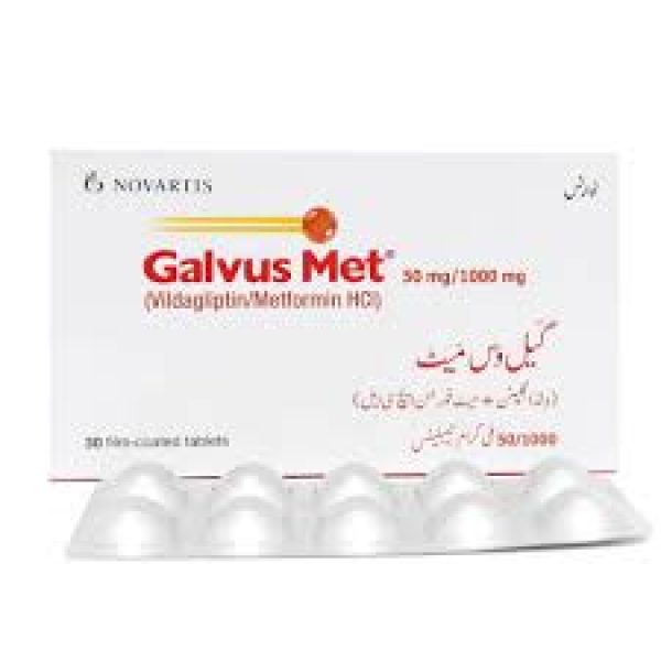 Galvusmet Fct 50-1000mg Tab 30 S