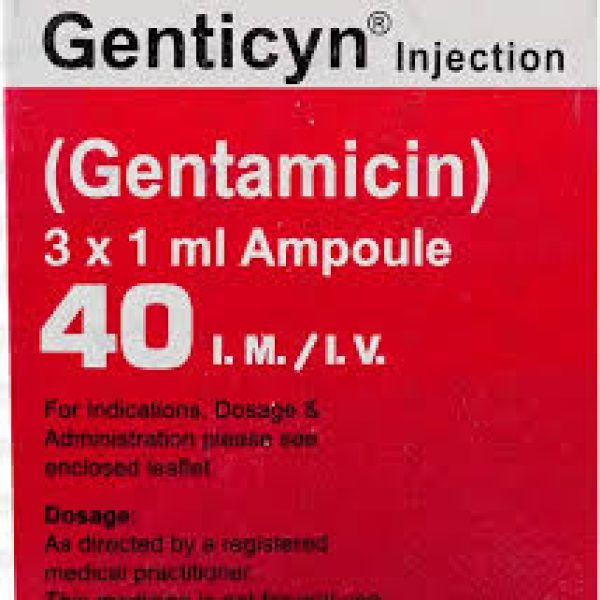 Genticyn 40Mg Inj 3s