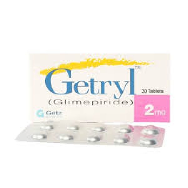 Getryl Tab 2 Mg 3x10's