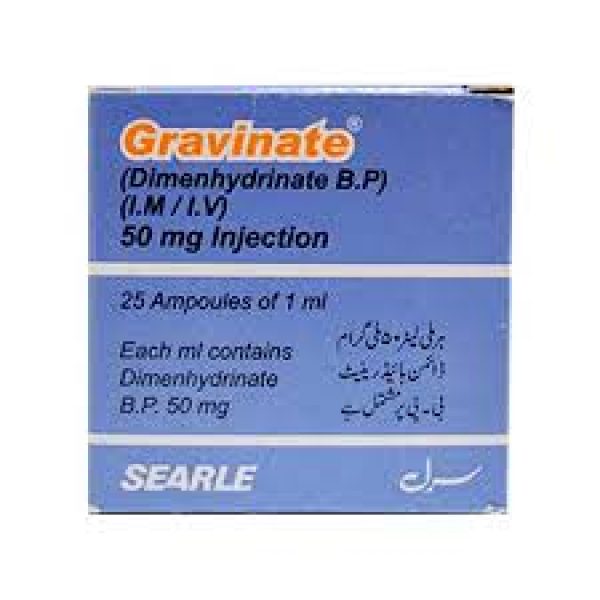 Gravinate 50mg Inj 25 S